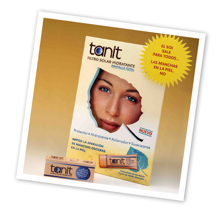 1999-publicidad2_2 imagen de 1999 lanzamiento de Tanit Filtro solar